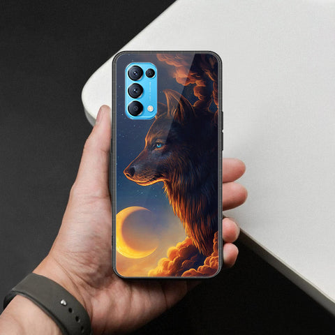 Oppo Reno 5 4G Cover - Brave Series - HQ Ultra Shine Premium Infinity Glass Soft Silicon Borders Case