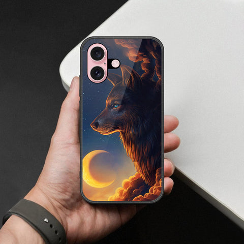 iPhone 16 - Brave Series - HQ Ultra Shine Premium Infinity Glass Soft Silicon Borders Case