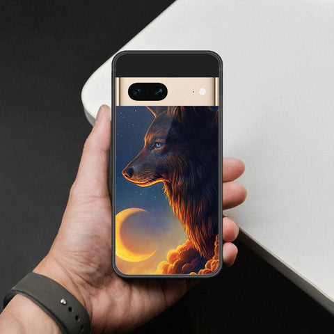 Google Pixel 7 Cover - Brave Series - HQ Ultra Shine Premium Infinity Glass Soft Silicon Borders Case