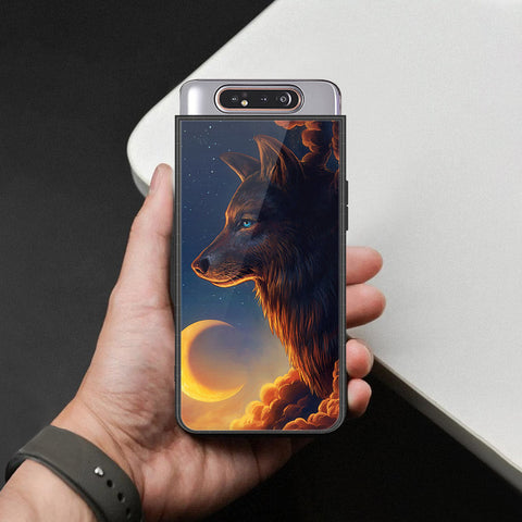 Samsung Galaxy A80 Cover - Brave Series - HQ Ultra Shine Premium Infinity Glass Soft Silicon Borders Case
