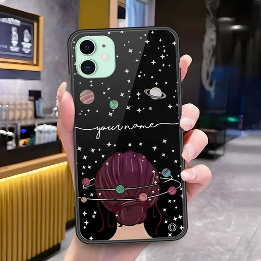 iPhone 11 - Onation Your Name Series - HQ Ultra Shine Premium Infinity Glass Soft Silicon Borders Case