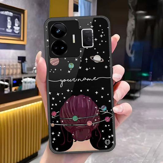 Realme GT3 Cover - Onation Your Name Series - HQ Ultra Shine Premium Infinity Glass Soft Silicon Borders Case