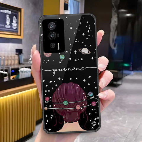 Xiaomi Redmi K60 Pro Cover - Onation Your Name Series - HQ Ultra Shine Premium Infinity Glass Soft Silicon Borders Case