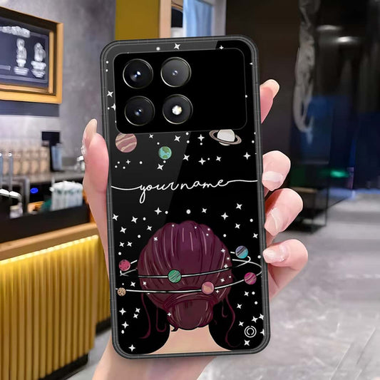 Xiaomi Poco F6 Pro Cover - Onation Your Name Series - HQ Ultra Shine Premium Infinity Glass Soft Silicon Borders Case