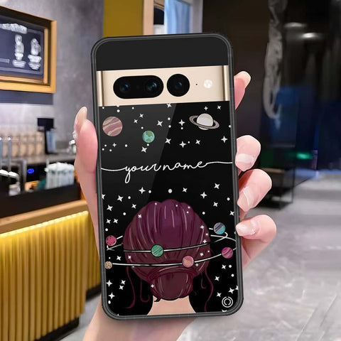 Google Pixel 7 Pro Cover - Onation Your Name Series3 - HQ Ultra Shine Premium Infinity Glass Soft Silicon Borders Case