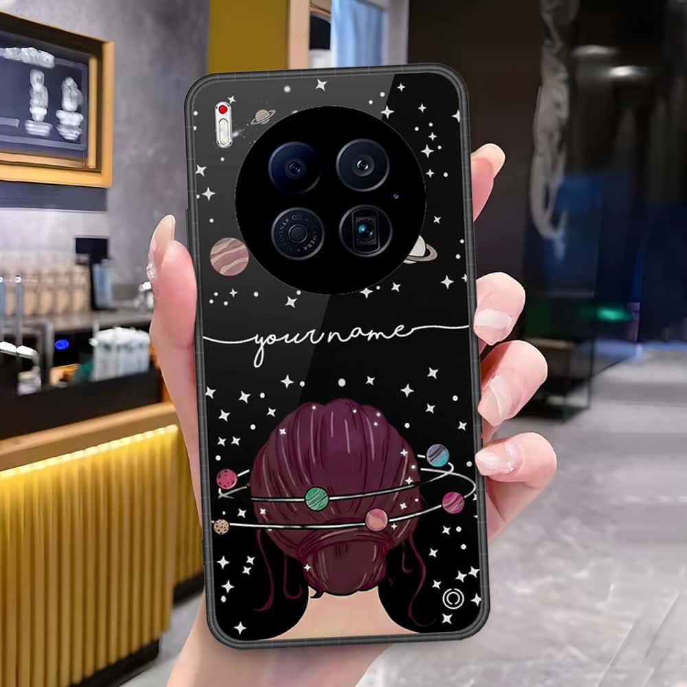 Tecno Camon 40 Premier 5G Cover - Onation Your Name Series - HQ Ultra Shine Premium Infinity Glass Soft Silicon Borders Case