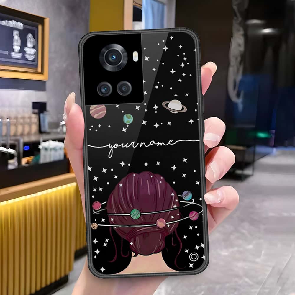 OnePlus 3T Cover - Onation Your Name Series - HQ Ultra Shine Premium Infinity Glass Soft Silicon Borders Case