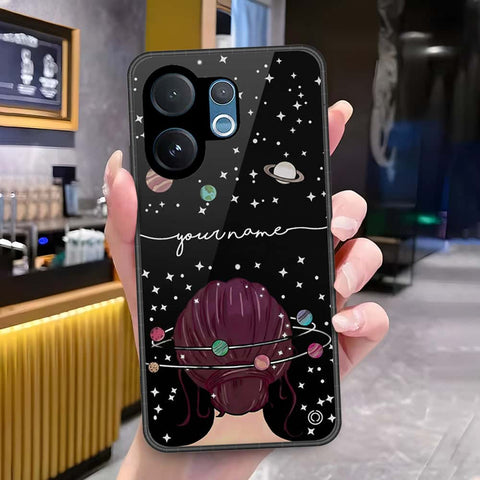 Vivo V60 Lite 5G Cover - Onation Your Name Series - HQ Ultra Shine Premium Infinity Glass Soft Silicon Borders Case