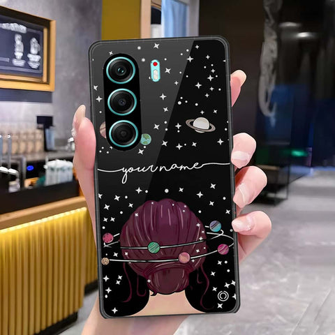 Tecno Camon 40 Pro Cover - Onation Your Name Series3 - HQ Ultra Shine Premium Infinity Glass Soft Silicon Borders Case