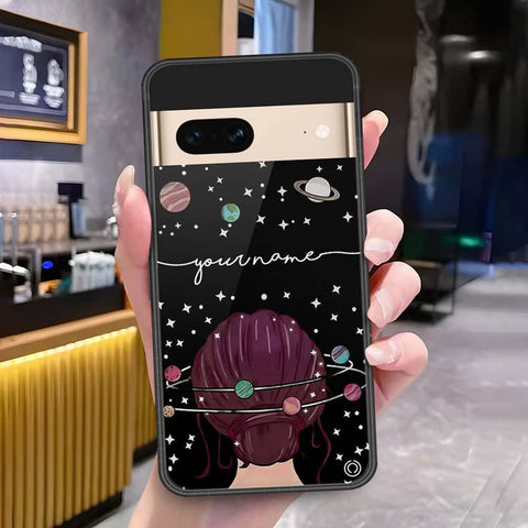Google Pixel 7 Cover - Onation Your Name Series3 - HQ Ultra Shine Premium Infinity Glass Soft Silicon Borders Case