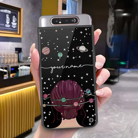 Samsung Galaxy A90 Cover - Onation Your Name Series3 - HQ Ultra Shine Premium Infinity Glass Soft Silicon Borders Case