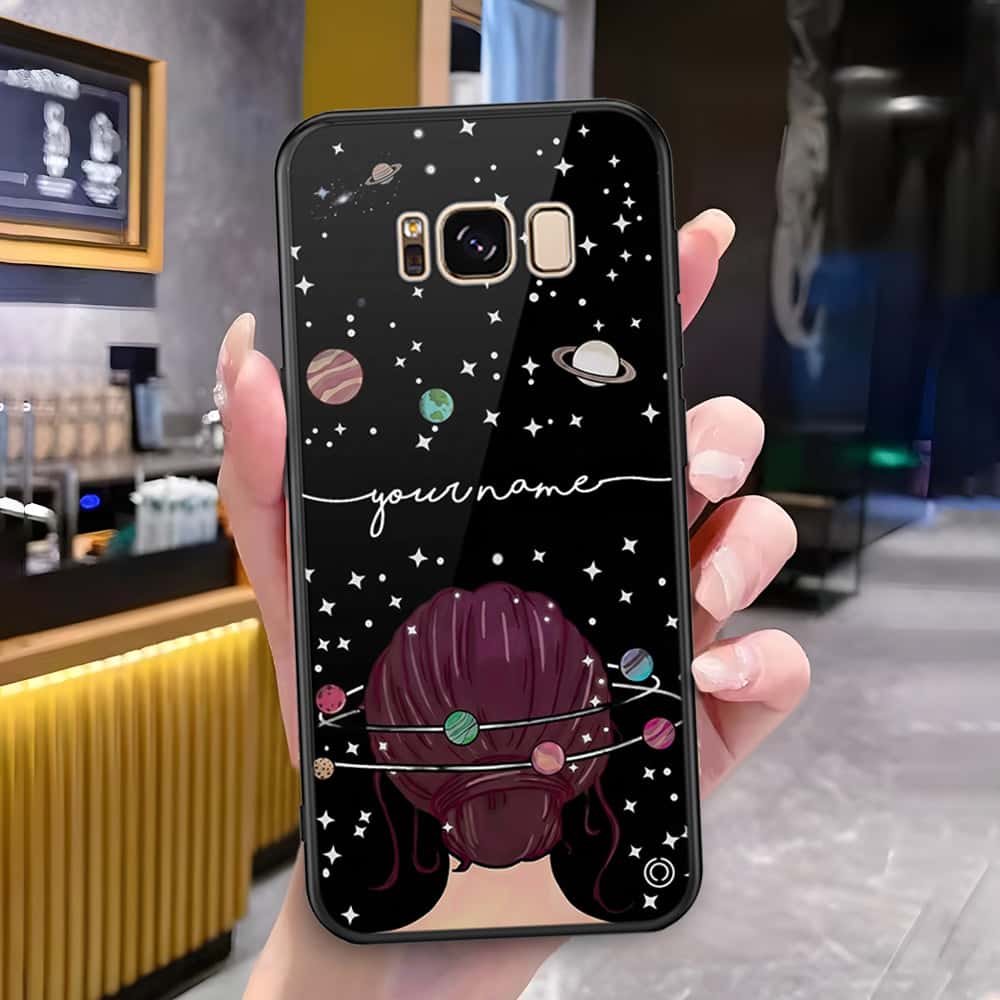 Samsung Galaxy S8 Cover - Onaton Persian Rugs Series 3 - HQ Ultra Shine Premium Infinity Glass Soft Silicon Borders Case