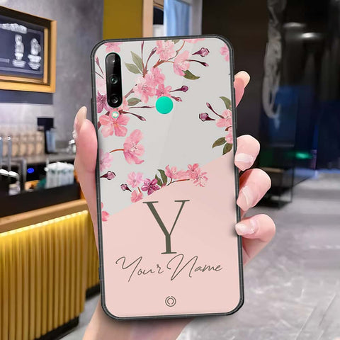 Huawei Y7P Cover - Onation Your Name Series3 - HQ Ultra Shine Premium Infinity Glass Soft Silicon Borders Case
