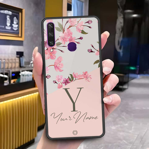 Honor 7A Cover - Onation Your Name Series3 - HQ Ultra Shine Premium Infinity Glass Soft Silicon Borders Case