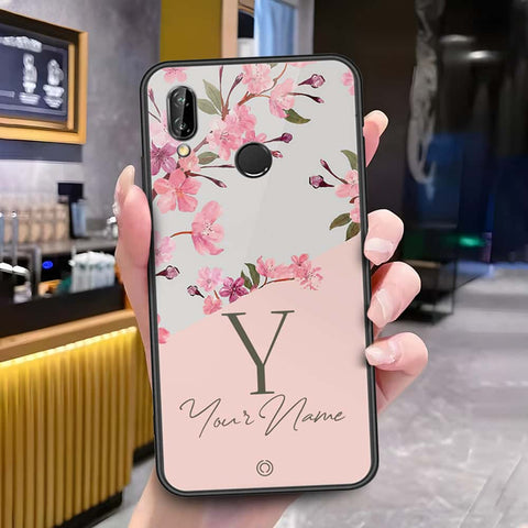 Huawei P20 Lite Cover - Onation Your Name Series - HQ Ultra Shine Premium Infinity Glass Soft Silicon Borders Case