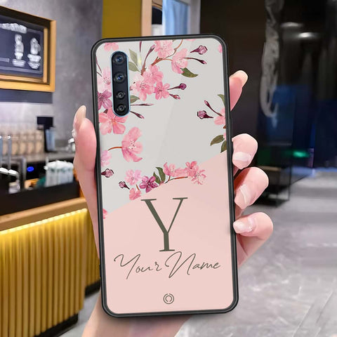 Oppo Reno 3 Cover - Onation Your Name Series - HQ Ultra Shine Premium Infinity Glass Soft Silicon Borders Case