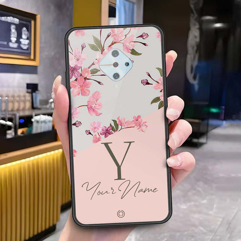 Vivo S1 Pro Cover - Onation Your Name Series - HQ Ultra Shine Premium Infinity Glass Soft Silicon Borders Case