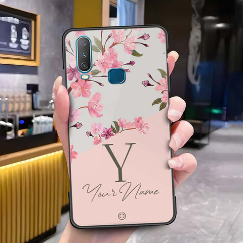 Vivo Y15 Cover - Onation Your Name Series - HQ Ultra Shine Premium Infinity Glass Soft Silicon Borders Case
