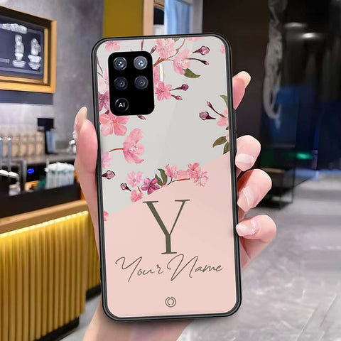 Oppo F19 Pro Cover - Onation Your Name Series - HQ Ultra Shine Premium Infinity Glass Soft Silicon Borders Case