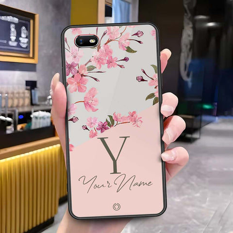 Oppo A1k Cover - Onation Your Name Series - HQ Ultra Shine Premium Infinity Glass Soft Silicon Borders Case