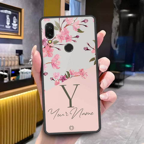 Xiaomi Redmi 7 Cover - Onation Your Name Series - HQ Ultra Shine Premium Infinity Glass Soft Silicon Borders Case