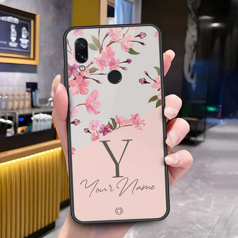 Xiaomi Redmi Note 7 Pro Cover - Onation Your Name Series - HQ Ultra Shine Premium Infinity Glass Soft Silicon Borders Case