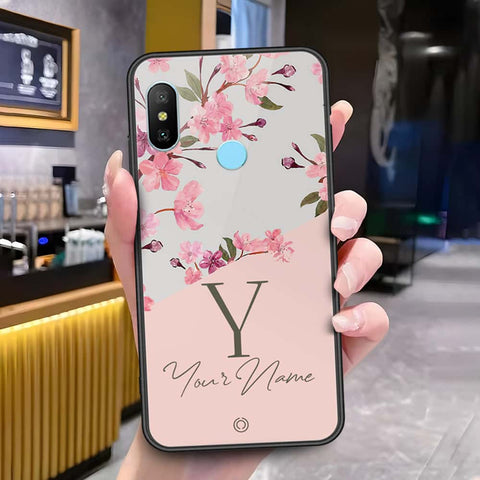 Xiaomi Redmi Note 6 Pro Cover - Onation Your Name Series - HQ Ultra Shine Premium Infinity Glass Soft Silicon Borders Case