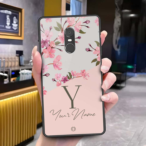 Xiaomi Redmi Note 4 / 4X Cover - Onation Your Name Series - HQ Ultra Shine Premium Infinity Glass Soft Silicon Borders Case