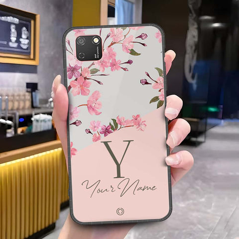 Huawei Y5p Cover - Onation Your Name Series - HQ Ultra Shine Premium Infinity Glass Soft Silicon Borders Case