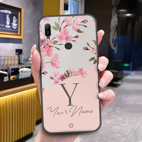 Huawei Y6 2019 / Y6 Prime 2019 Cover - Onation Your Name Series - HQ Ultra Shine Premium Infinity Glass Soft Silicon Borders Case