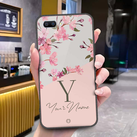 Oppo A5 Cover - Onation Your Name Series - HQ Ultra Shine Premium Infinity Glass Soft Silicon Borders Case