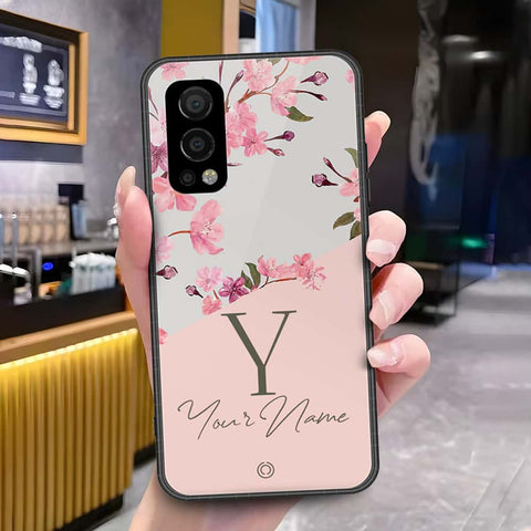 OnePlus Nord 2 Cover - Onation Your Name Series - HQ Ultra Shine Premium Infinity Glass Soft Silicon Borders Case