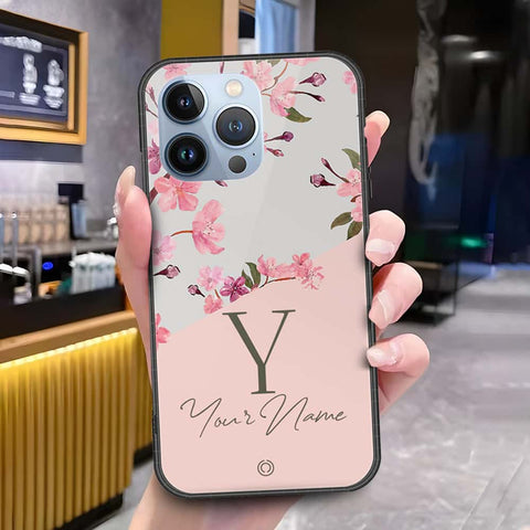 iPhone 13 Pro Cover - Onation Your Name Series - HQ Ultra Shine Premium Infinity Glass Soft Silicon Borders Case