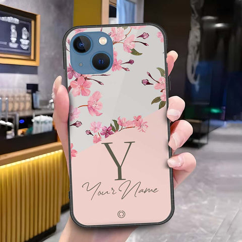 iPhone 13 Cover - Onation Your Name Series - HQ Ultra Shine Premium Infinity Glass Soft Silicon Borders Case