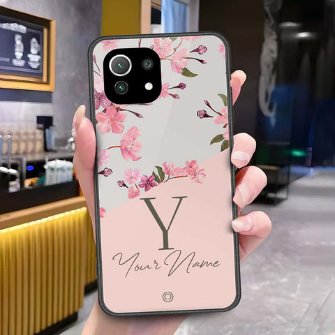 Xiaomi Mi 11 Lite Cover - Onation Your Name Series - HQ Ultra Shine Premium Infinity Glass Soft Silicon Borders Case