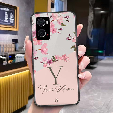 Oppo A36 Cover - Onation Your Name Series - HQ Ultra Shine Premium Infinity Glass Soft Silicon Borders Case