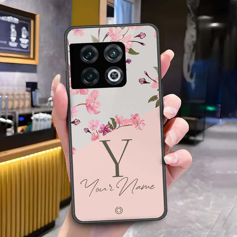 OnePlus 10 Pro Cover - Onation Your Name Series - HQ Ultra Shine Premium Infinity Glass Soft Silicon Borders Case