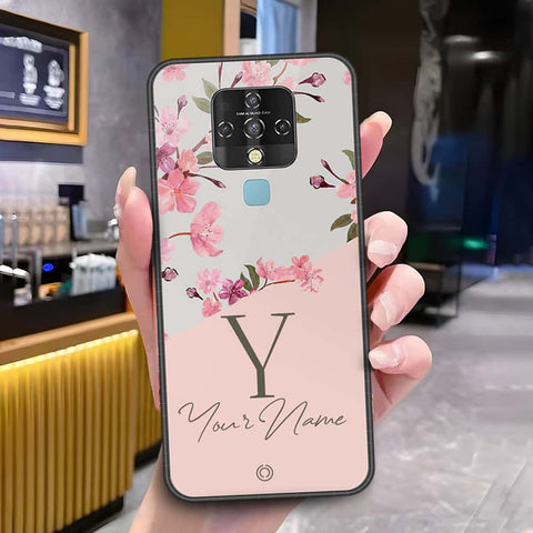 Tecno Camon 16 SE Cover - Onation Your Name Series - HQ Ultra Shine Premium Infinity Glass Soft Silicon Borders Case
