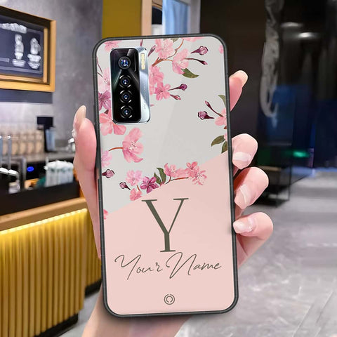 Tecno Camon 17 Pro Cover - Onation Your Name Series - HQ Ultra Shine Premium Infinity Glass Soft Silicon Borders Case