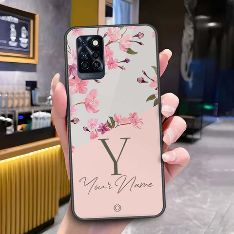 Infinix Note 10 Pro Cover - Onation Your Name Series - HQ Ultra Shine Premium Infinity Glass Soft Silicon Borders Case