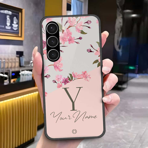Samsung Galaxy S23 Plus 5G Cover - Onation Your Name Series - HQ Ultra Shine Premium Infinity Glass Soft Silicon Borders Case