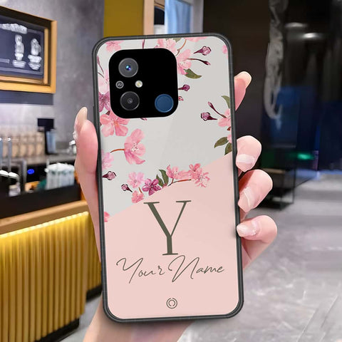 Xiaomi Poco C55 Cover - Onation Your Name Series - HQ Ultra Shine Premium Infinity Glass Soft Silicon Borders Case