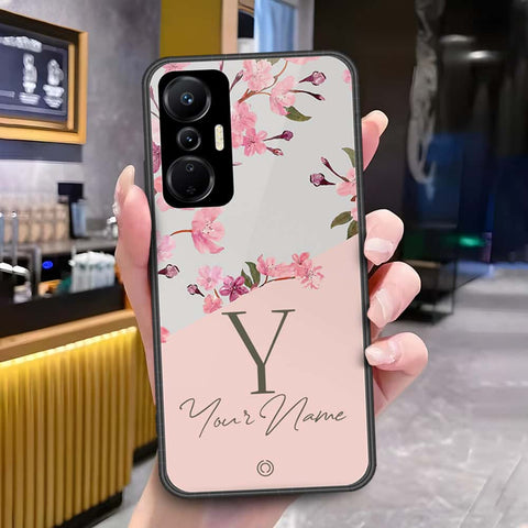 Infinix Hot 20S Cover - Onation Your Name Series - HQ Ultra Shine Premium Infinity Glass Soft Silicon Borders Case