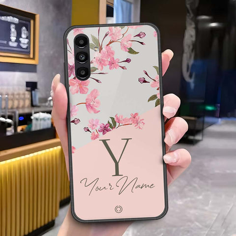 Samsung Galaxy A04s Cover - Onation Your Name Series - HQ Ultra Shine Premium Infinity Glass Soft Silicon Borders Case