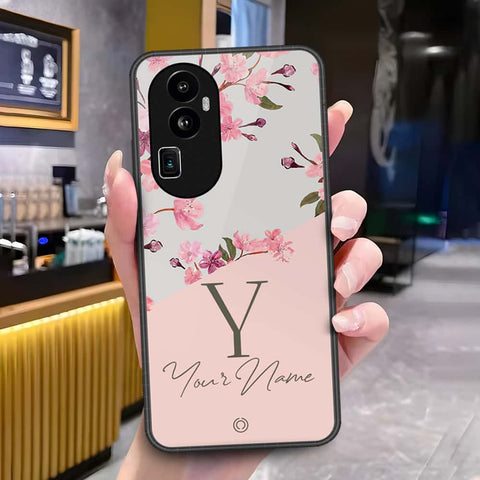 Oppo Reno 10 Pro Plus Cover - Onation Your Name Series - HQ Ultra Shine Premium Infinity Glass Soft Silicon Borders Case