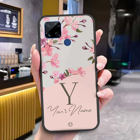 Realme C15 Cover - Onation Your Name Series - HQ Ultra Shine Premium Infinity Glass Soft Silicon Borders Case