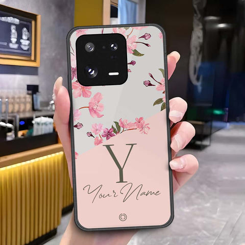 Xiaomi 13 Pro Cover - Onation Your Name Series - HQ Ultra Shine Premium Infinity Glass Soft Silicon Borders Case