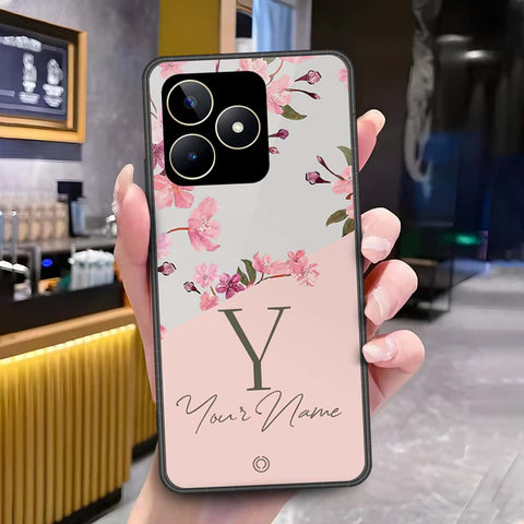 Realme Note 50 Cover - Onation Your Name Series - HQ Ultra Shine Premium Infinity Glass Soft Silicon Borders Case