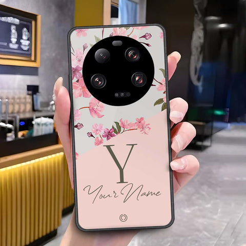 Xiaomi 13 Ultra Cover - Onation Your Name Series - HQ Ultra Shine Premium Infinity Glass Soft Silicon Borders Case