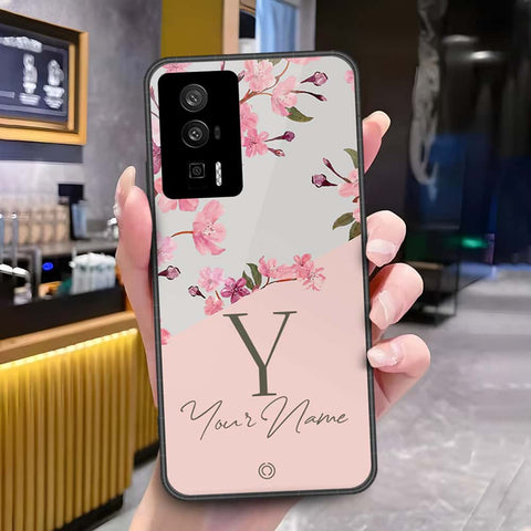 Xiaomi Poco F5 Pro Cover - Onation Your Name Series - HQ Ultra Shine Premium Infinity Glass Soft Silicon Borders Case